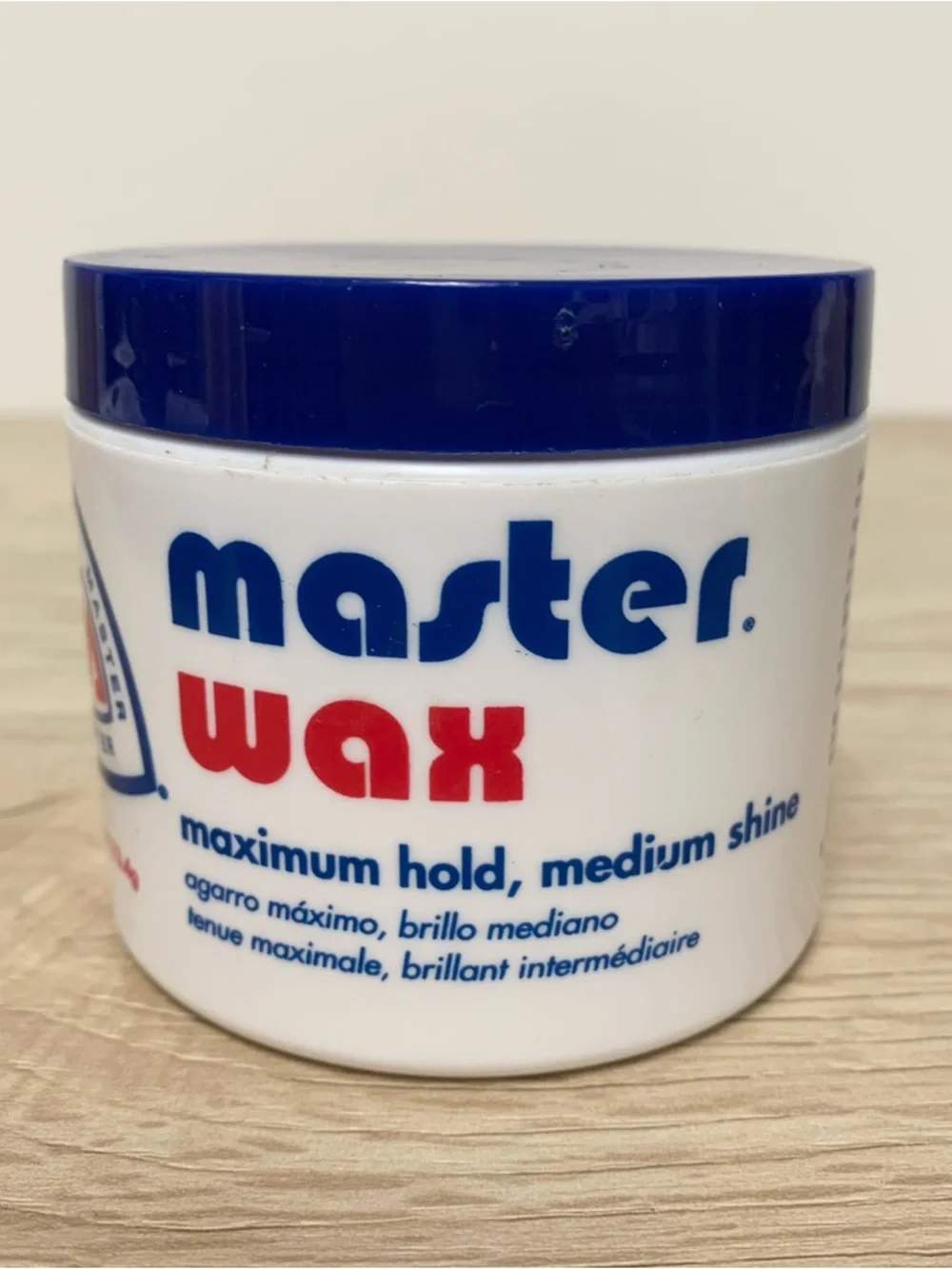 Master Wax Maximum Hold Medium‎ Shine Hair Styling Cream 4 oz Well Comb USA HTF